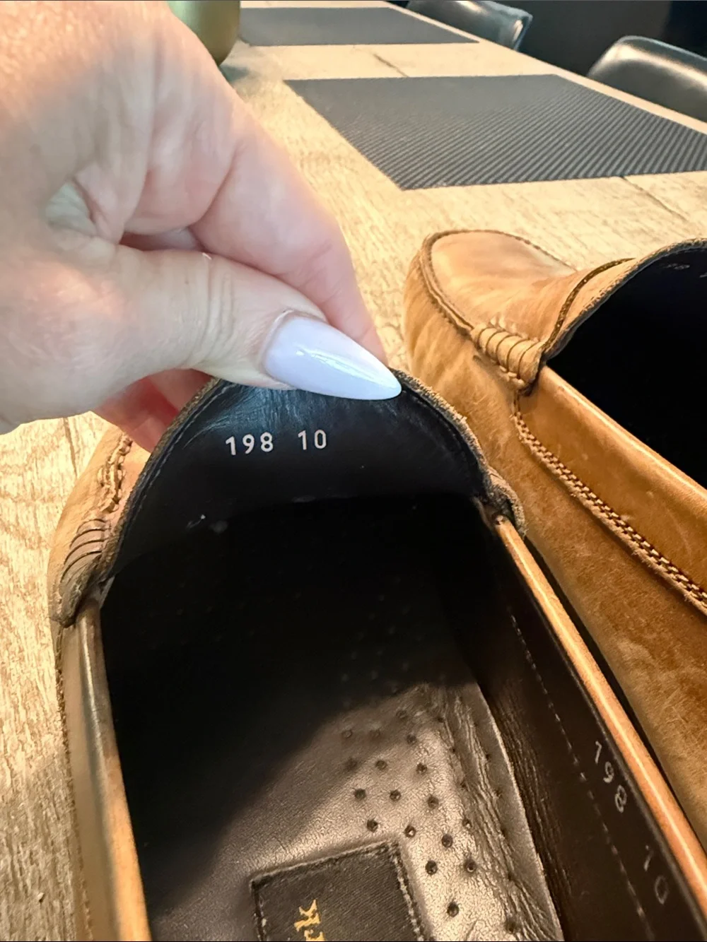 To Boot Tan Leather Penny Loafers